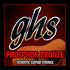 GHS Strings AC GTR,PHOS BRNZ,TRUE MED