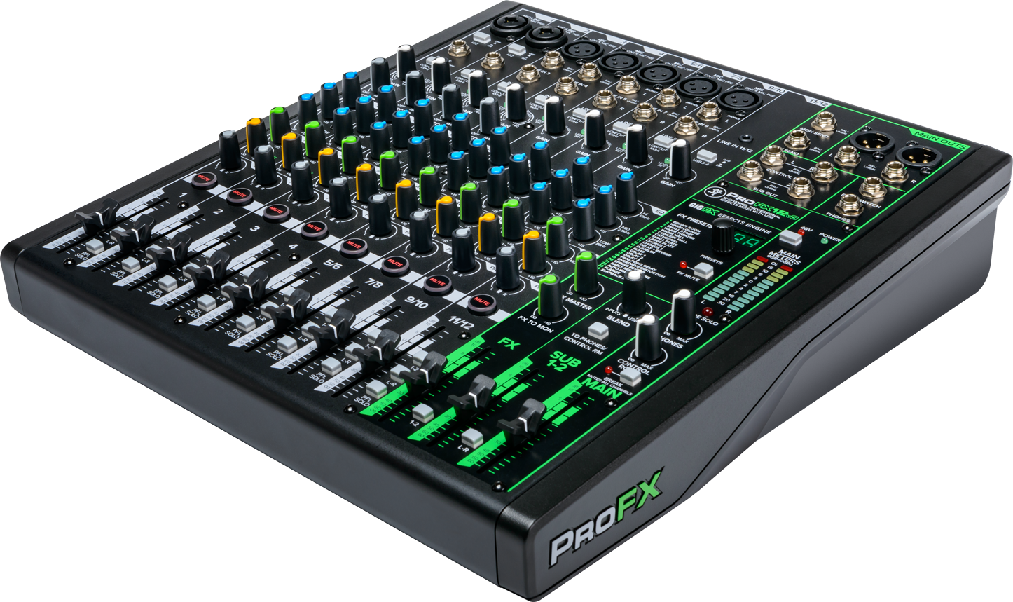 Mackie ProFX12v3 12-channel Mixer with USB and Effects