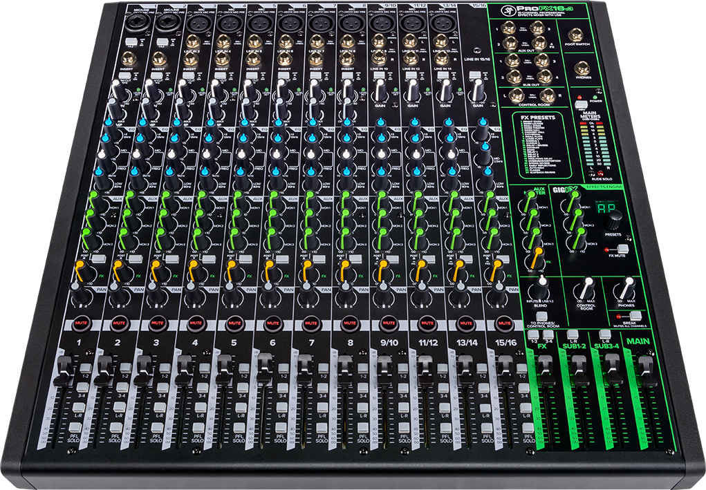 Mackie ProFX16v3 16-channel Mixer with USB and Effects